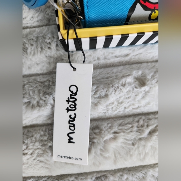 Marc Tetro Schnauzer Blue Wallet Wristlet NWT - Picture 2 of 7